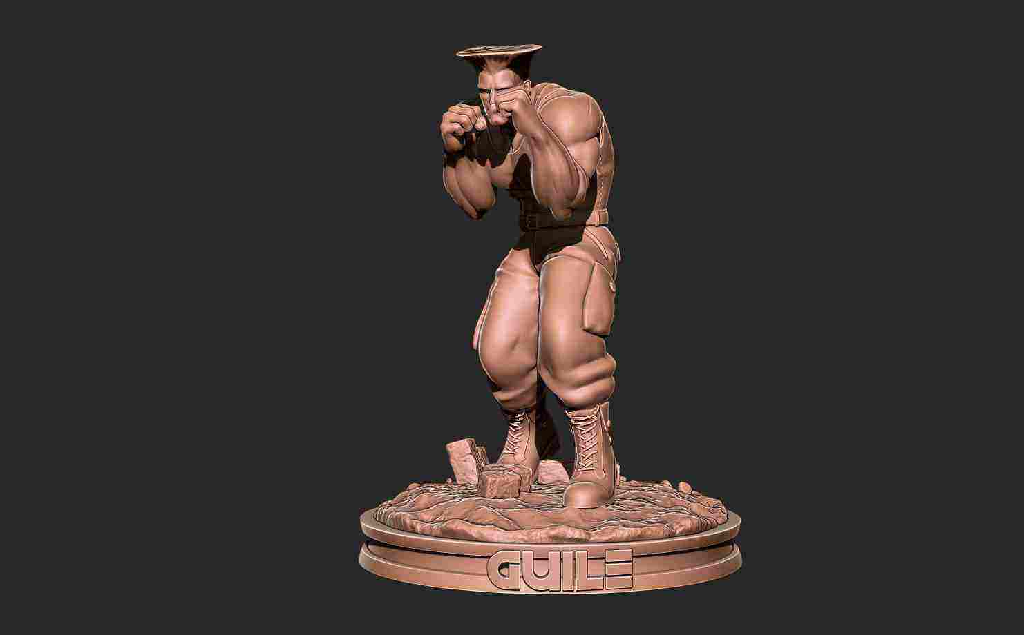 Street fighter - Guile 3D print model