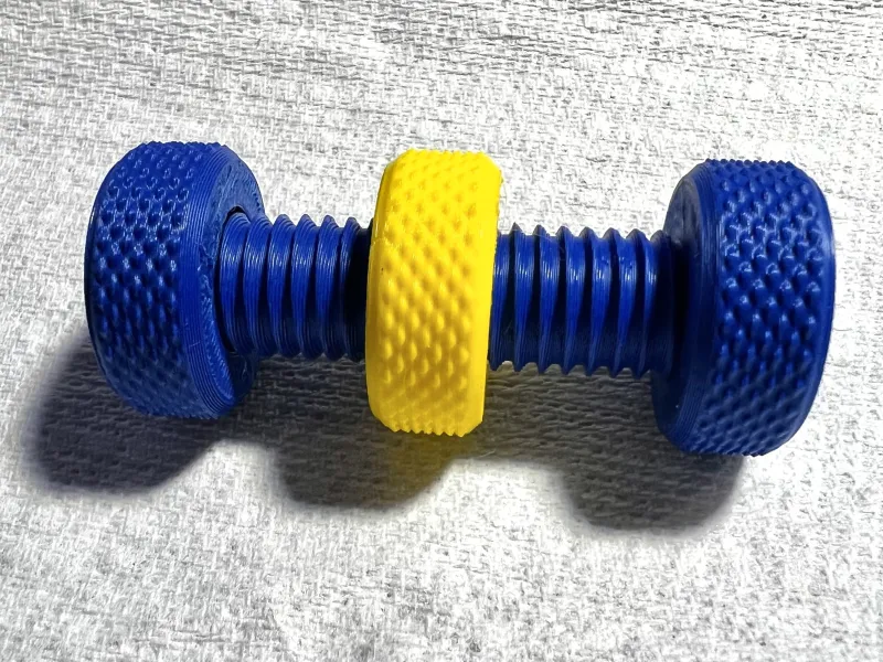 V2 Șurub și piuliță zimțată cu două capete