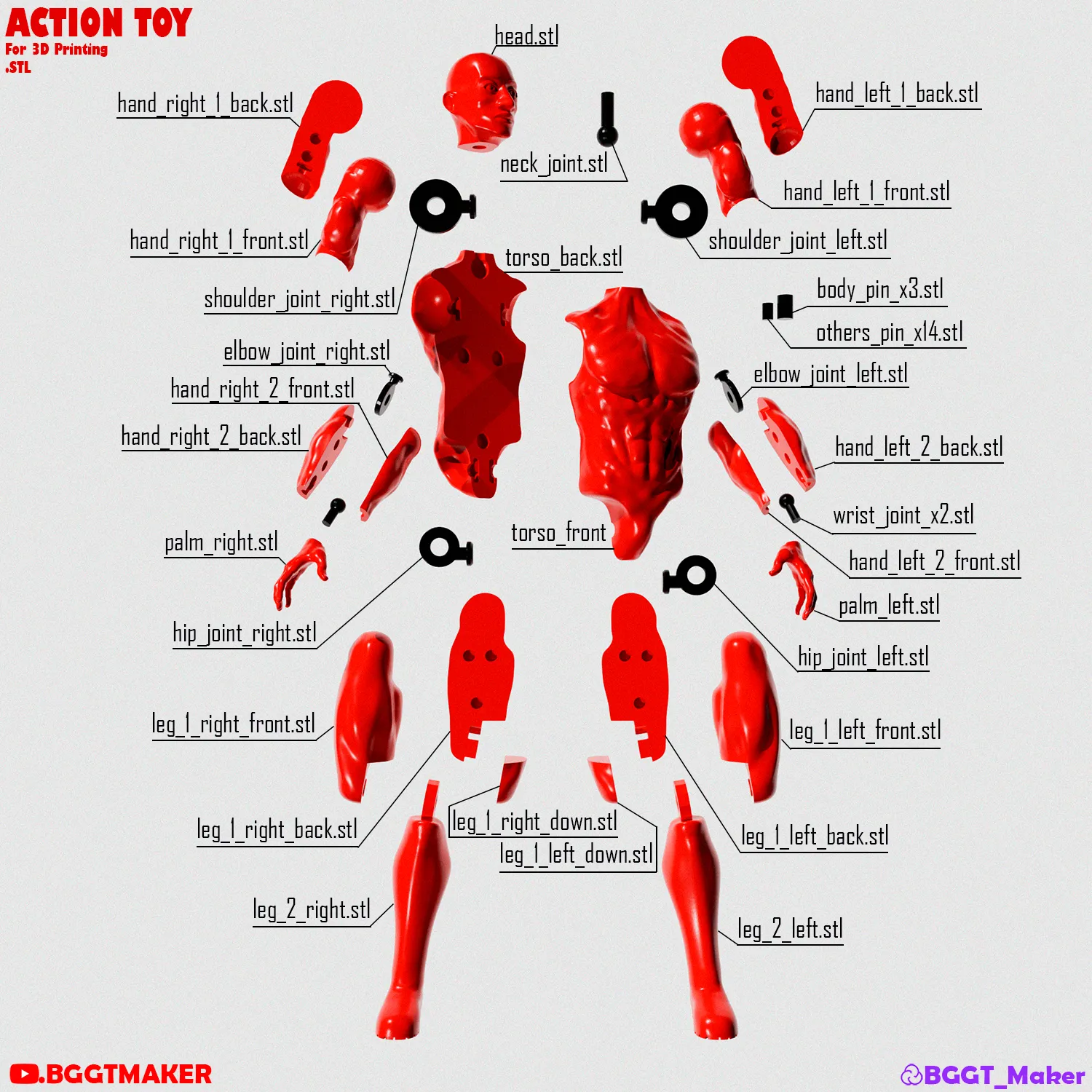 Action Figure Articulated Toy Doll Human Articulated Toys