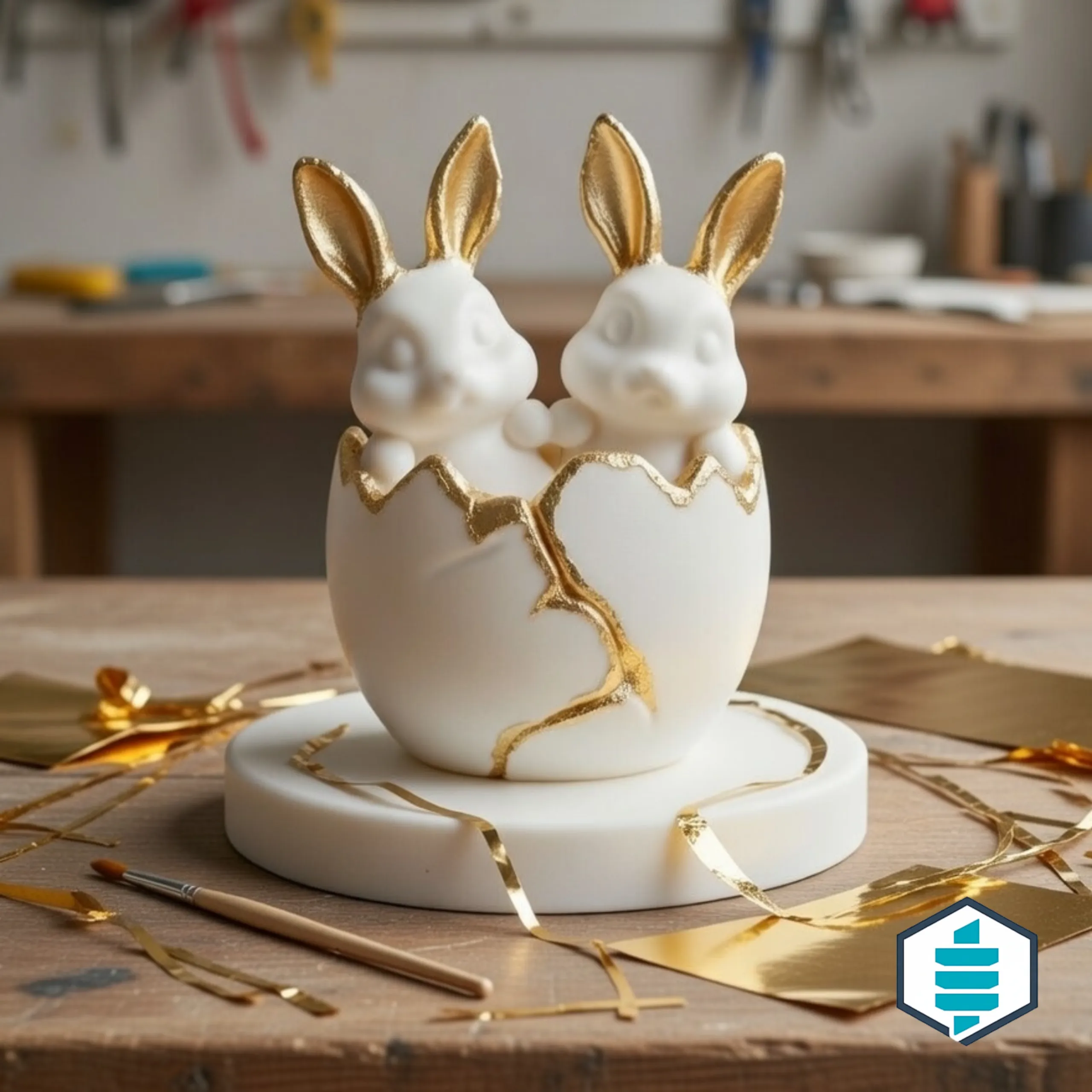 EASTER KINTSUGI — Bunny Egg-0