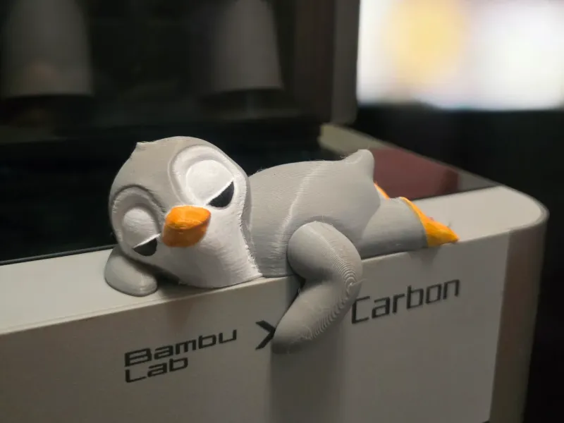 Shelf Sleeping Penguin