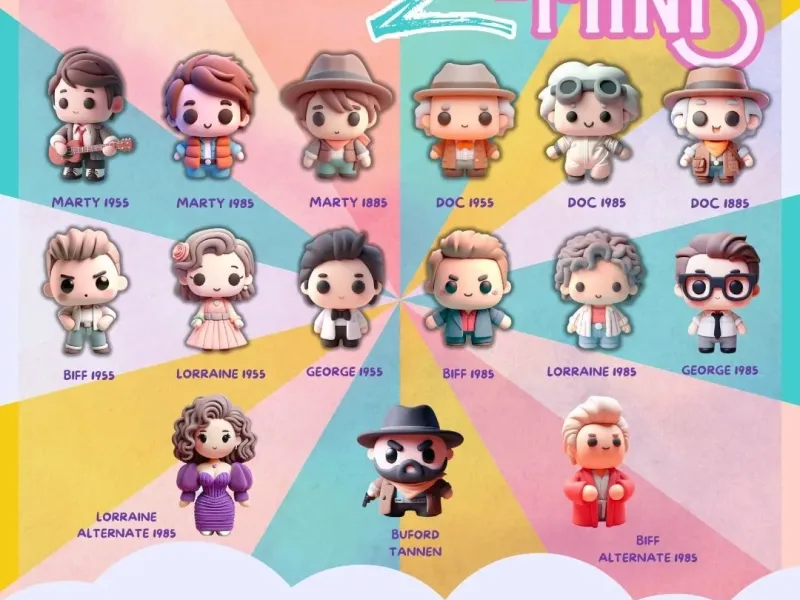 Z-Minis Back to the Future Collection