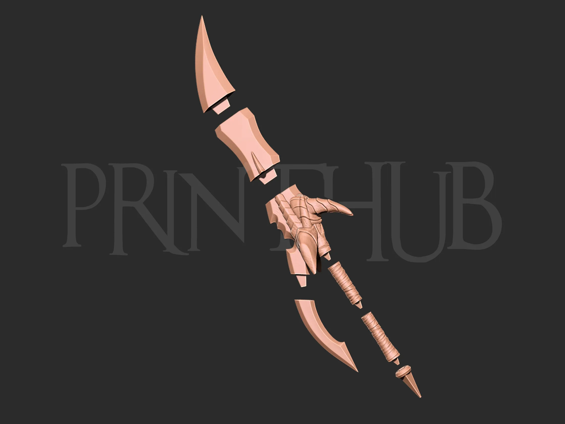 Rasaka Fang Dagger Cosplay Solo Leveling 3d print