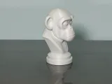 Zen monkey Bust Sculpture-1