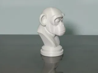Zen monkey Bust Sculpture