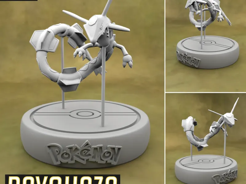 Rayquaza - (Pokémon) - STL - Impression 3D