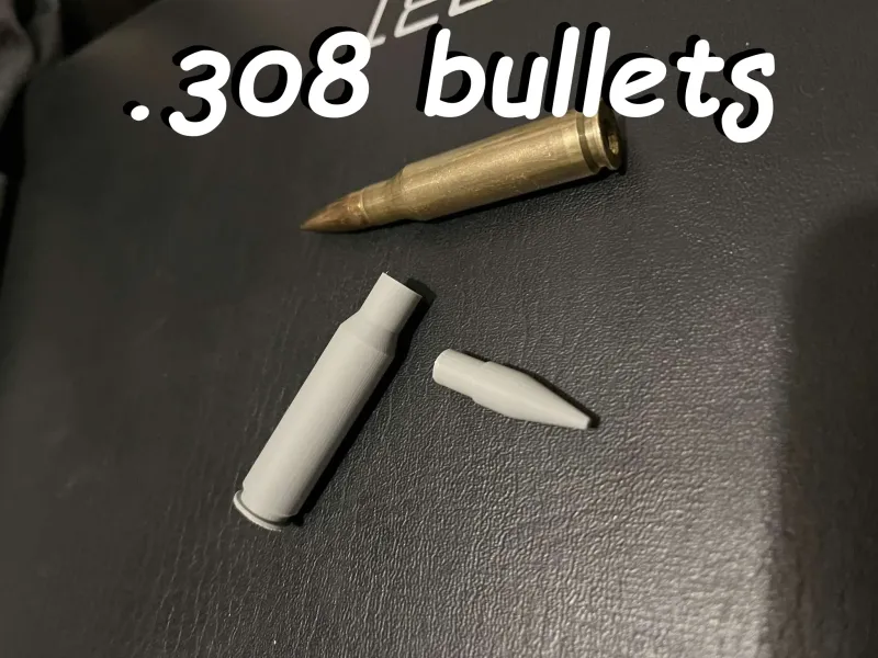 خراطيش ذخيرة رصاص .308