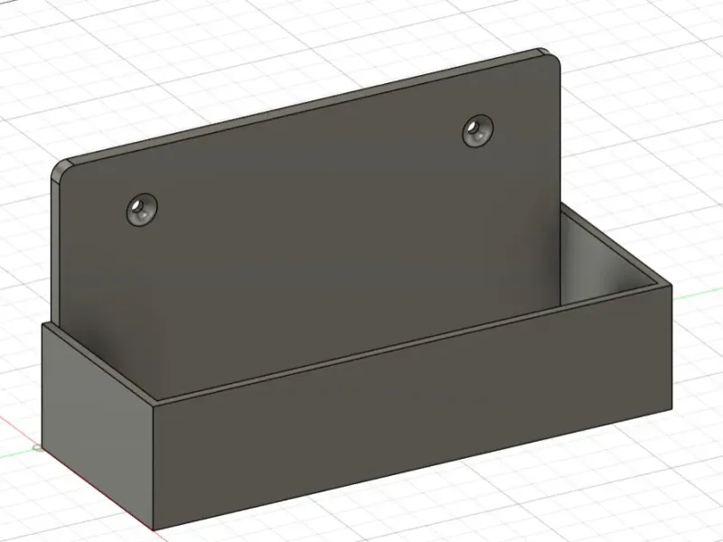 Caja de pared para herramientas pequeñas