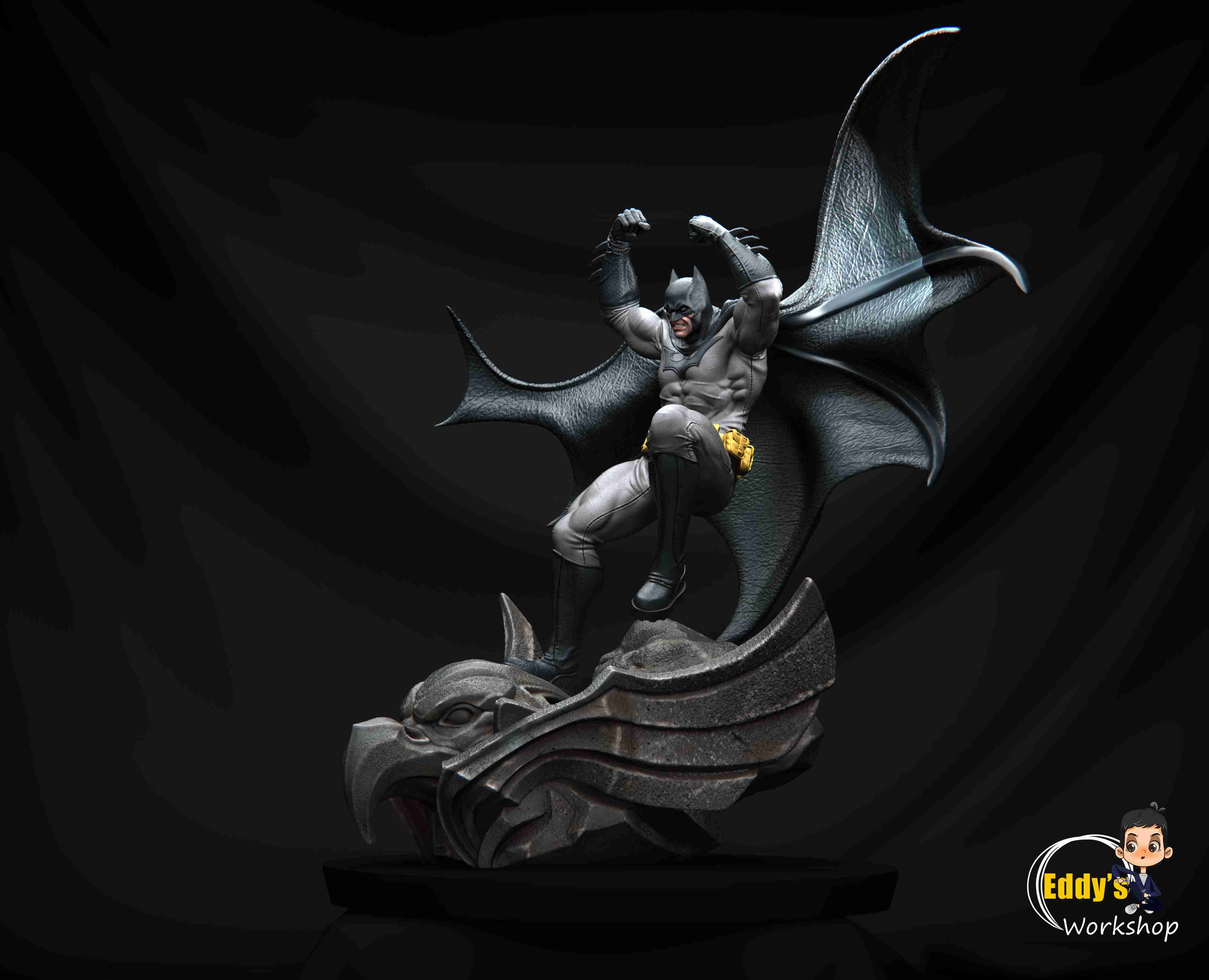 BATMAN 3D STL READY TO PRINT 3D Models Download Creality Cloud Batman 3d stl ready to print 3d models download creality cloud