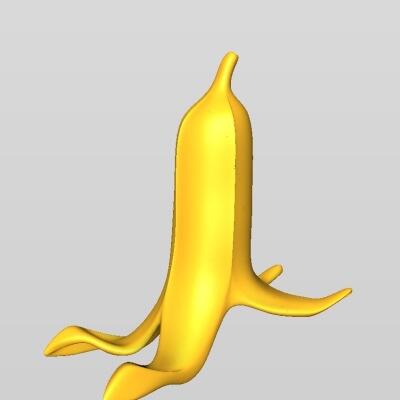 banana phone stand 3d model