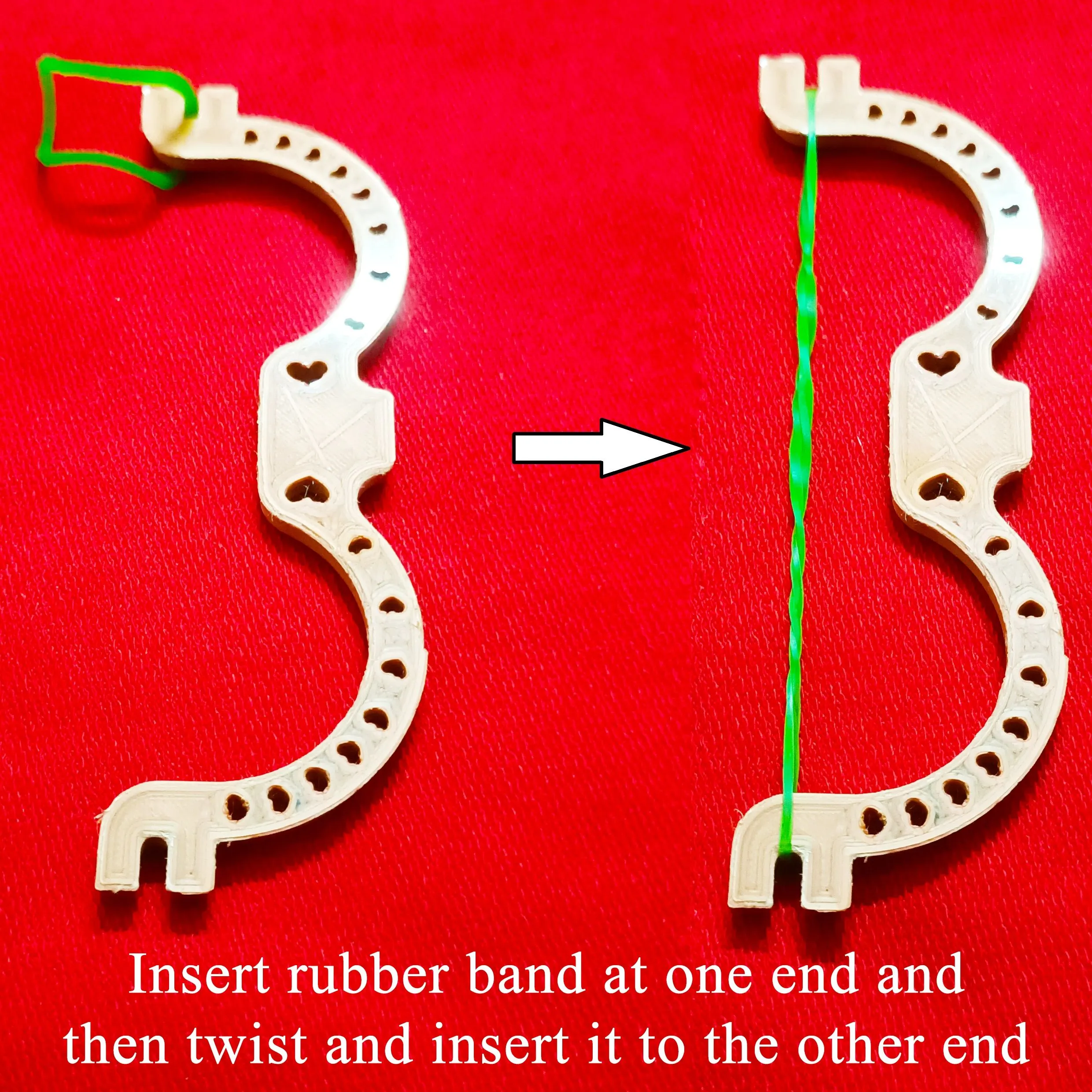 Cupid Rubber band bow and arrow-2
