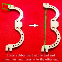 Cupid Rubber band bow and arrow-2