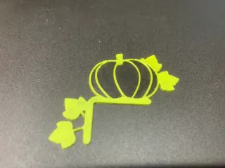 (Dual Color) Pumpkin for Top of Door Frame