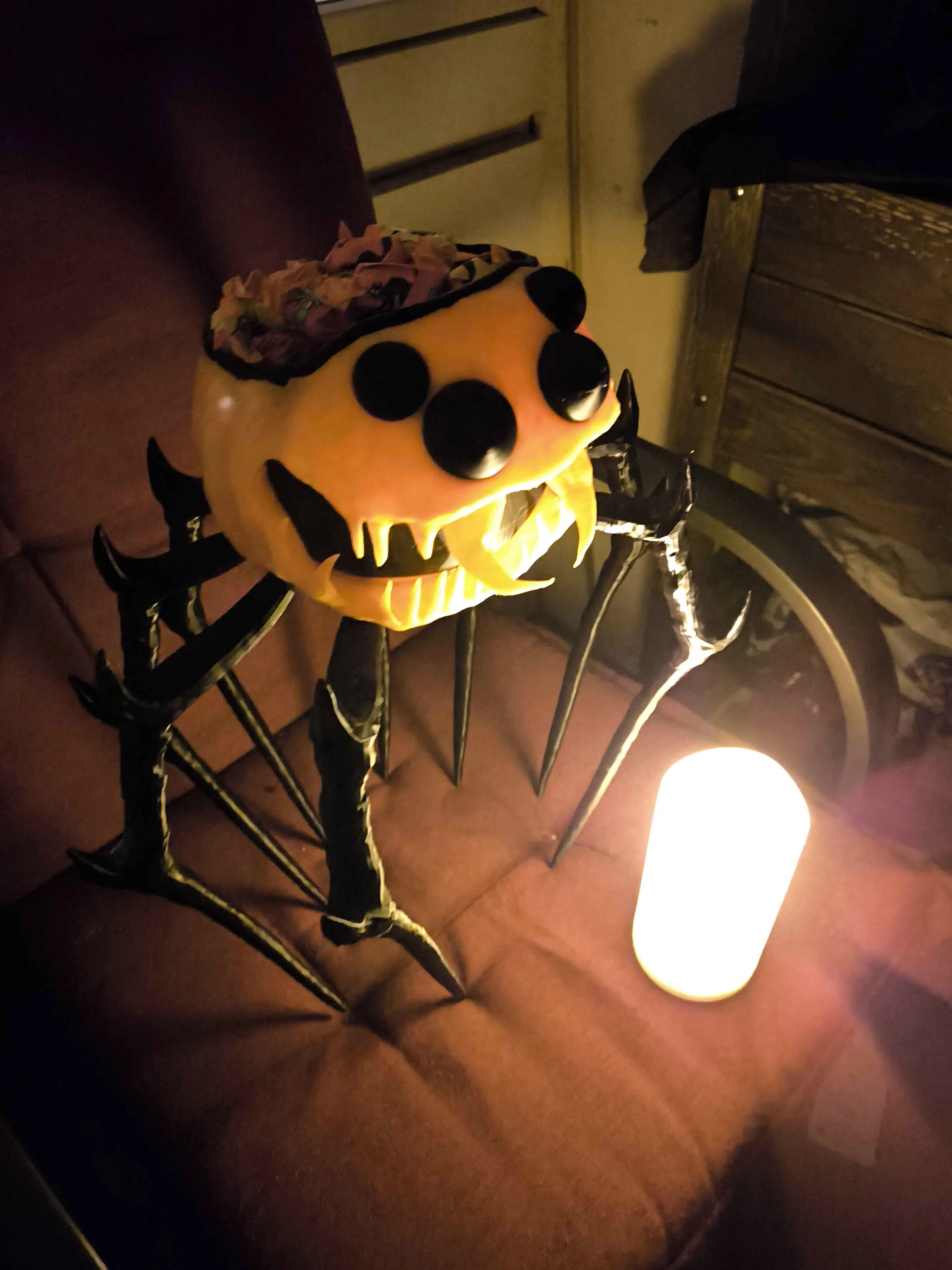Spider Pumpkin Candy Bowl ~ Halloween ~ (no AMS)