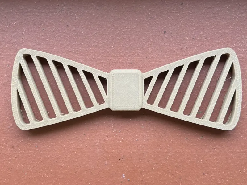 Diagonal Lines Bow Tie