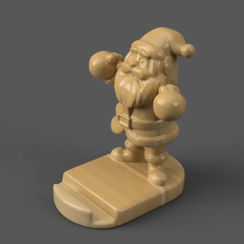 Cute santa Phone Holder