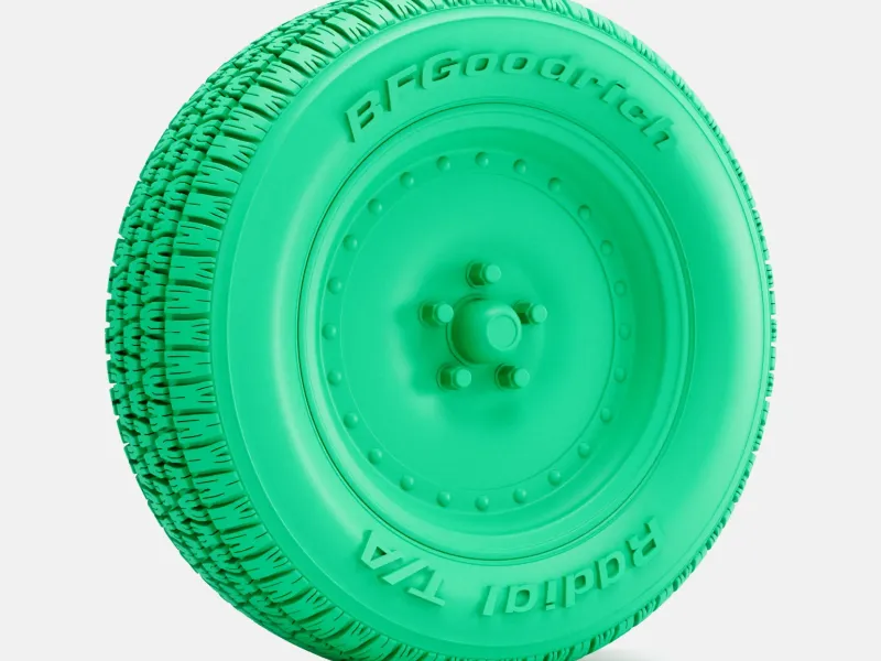 1/24 Scale, 15x7 Centerline Wheel, BFGoodrich Radial Tire