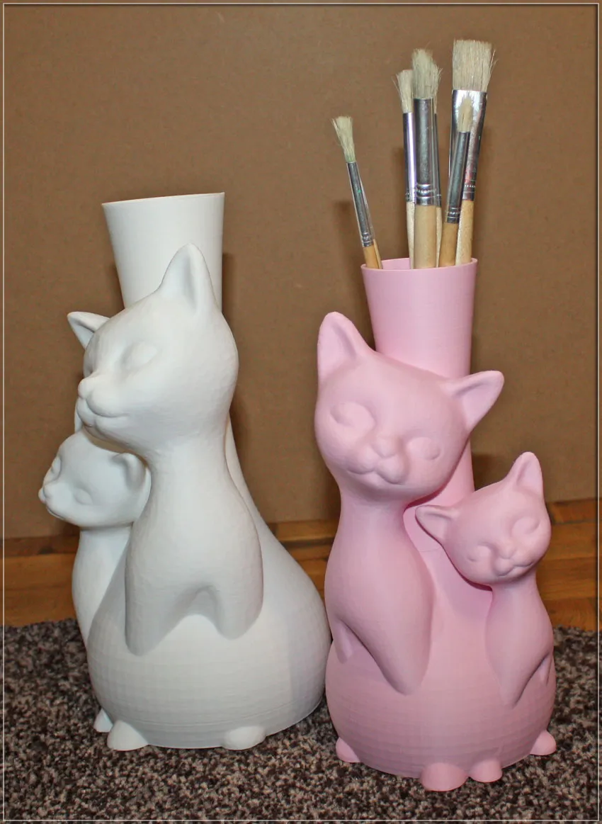 Cats Vase