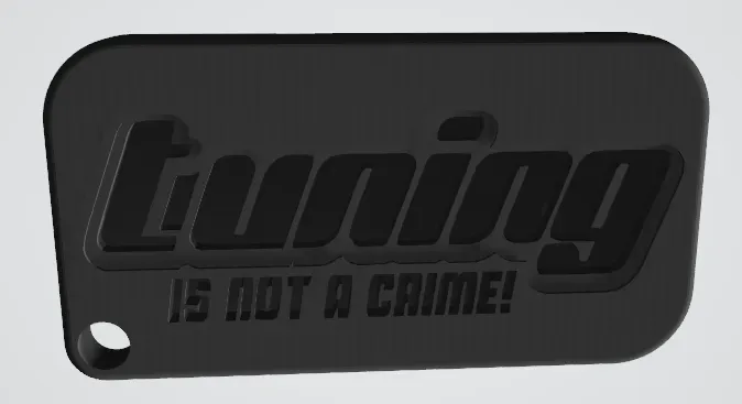 Tuning is Not a Crime Anhänger