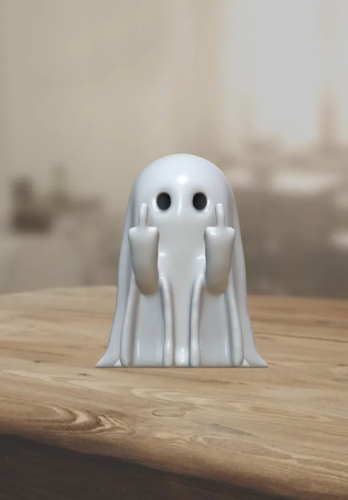 Ghost Figurine - Miniatures - PLA - 3D printed product - фото 4