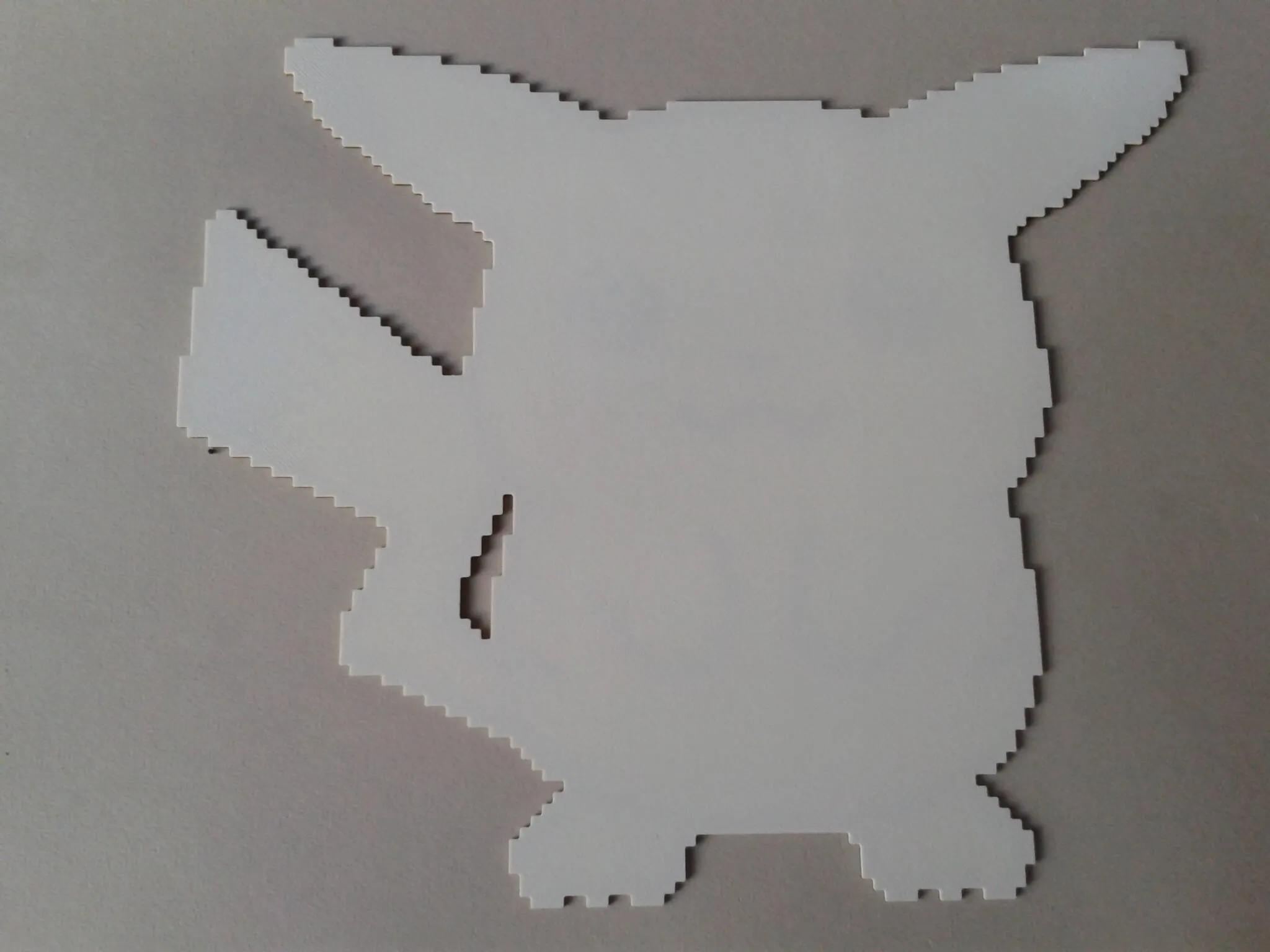 Pikachu, Pixel Art, 3 filament changes