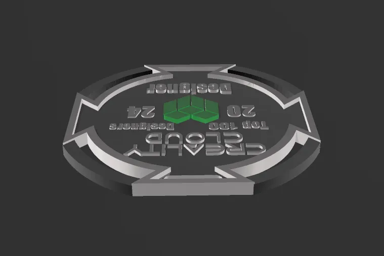 TOP 100 DESIGNER MEDAL