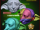 Dobby Head Mask - Dobby Helmet - Dobby the Elf - Halloween-4