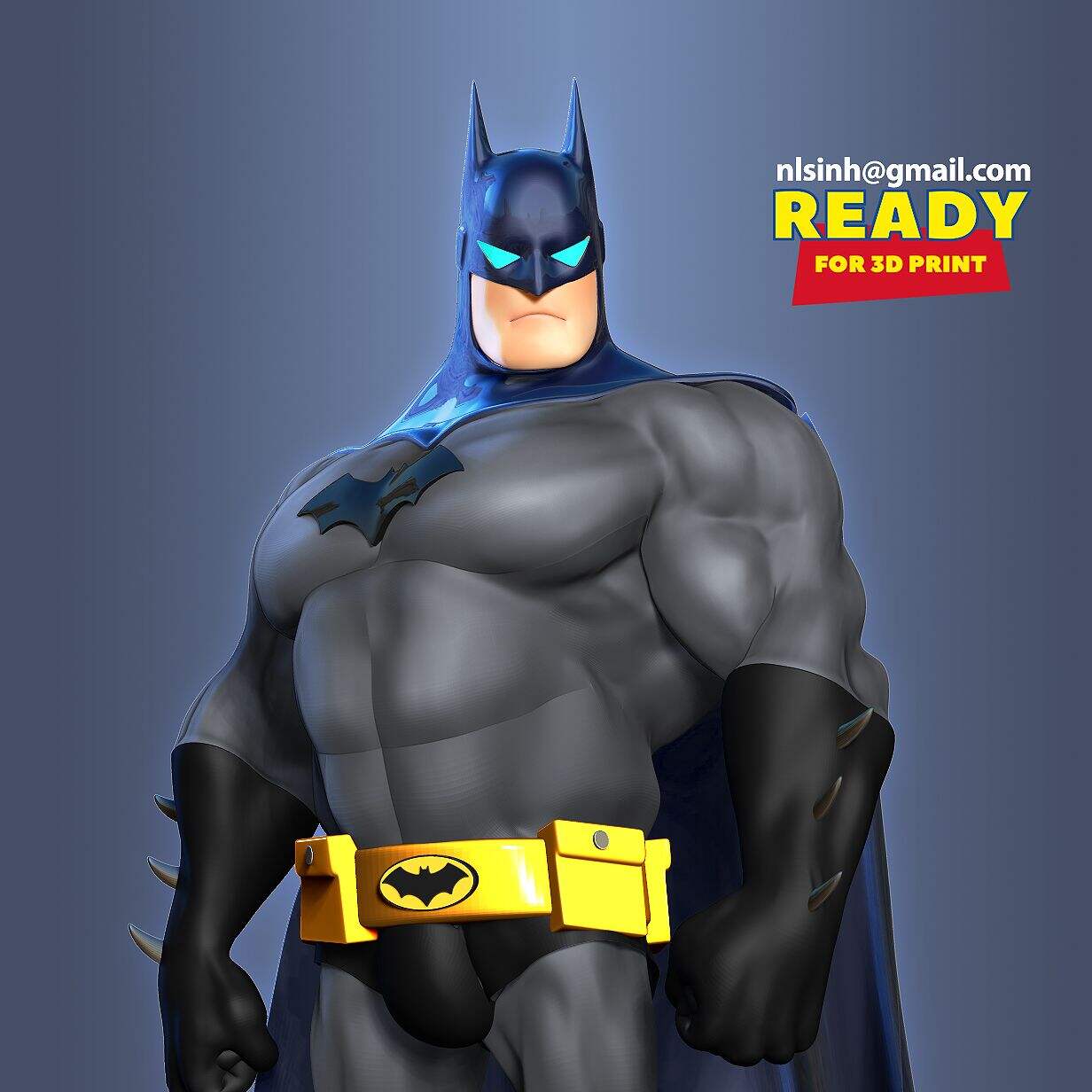 Fat Batman, 3D models download