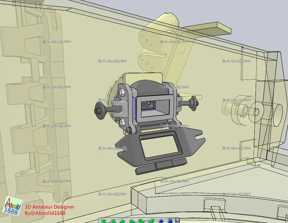 Tiger tank turret side observation windows.(STL-35-16)