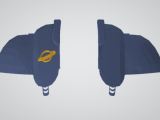 SPACE AGENT SCI FI .SHOULDER CAPS-9