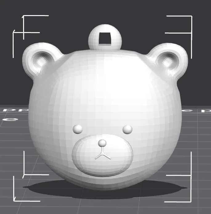 ブレンダー練習用に作ったオヤジっぽいクマ
