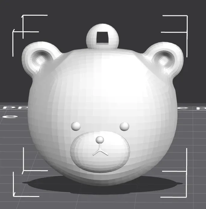 ブレンダー練習用に作ったオヤジっぽいクマ