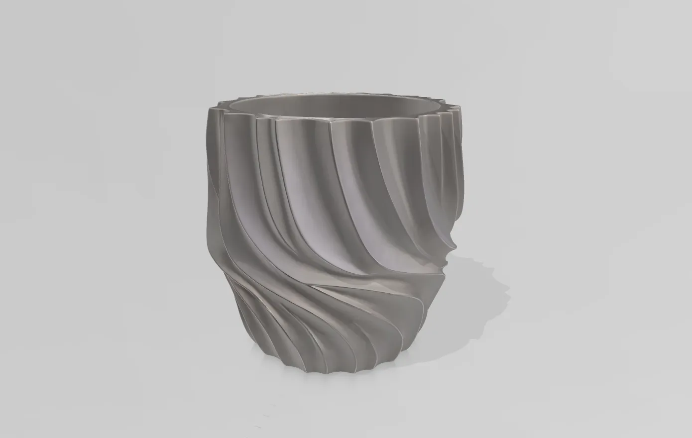 Modern abstract decorative pot