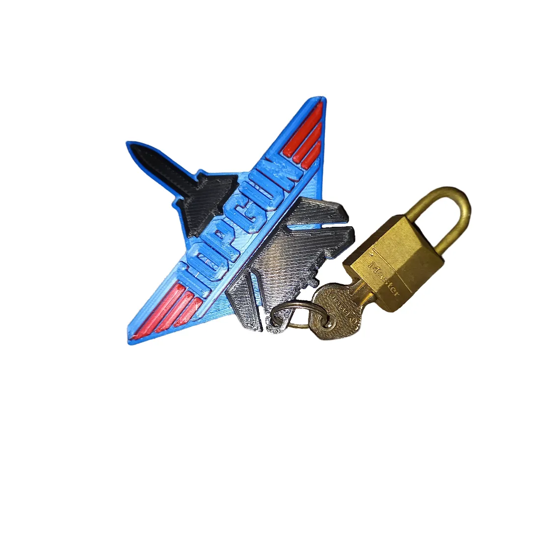 TOP GUN ÇOK RENKLI ANAHTARLIK - ANAHTAR ETIKETI