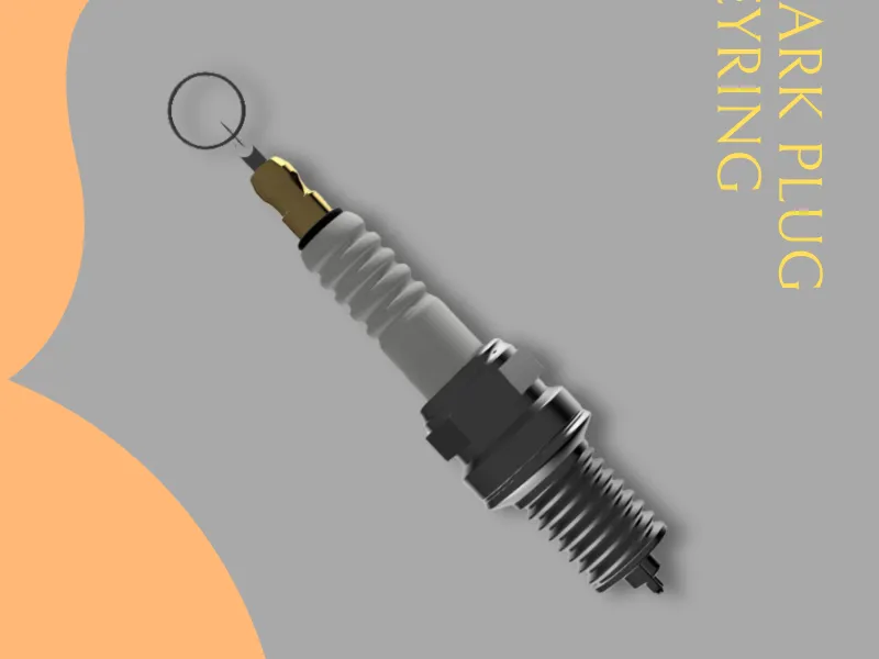 Spark Plug Keyring!