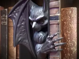 Bat Book Nook