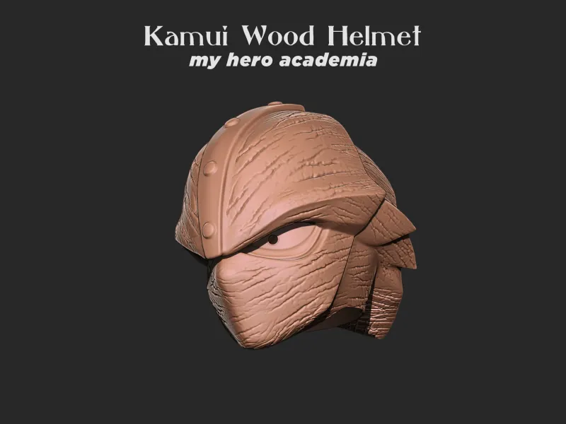 Kamui Woods helm My Hero Academia 3D-model