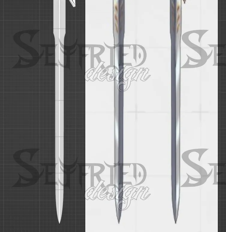 Solo Leveling Cha Hae In sword 3D printable model