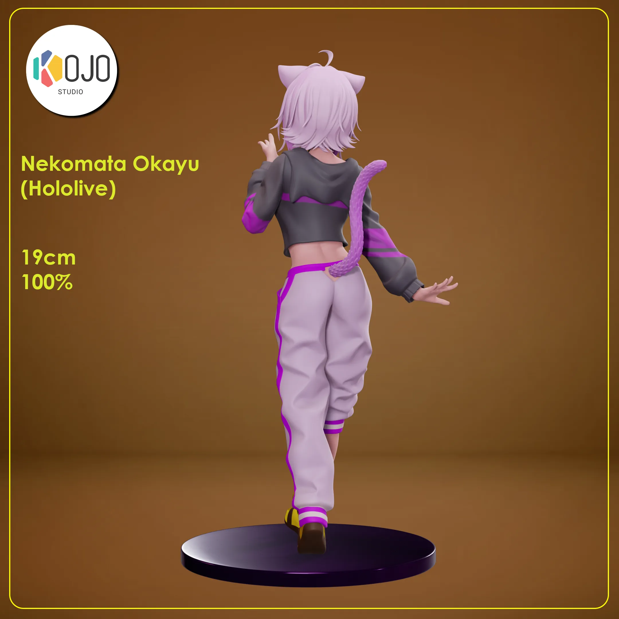 Nekomata Okayu - Hololive Vtuber Figure for 3D printing