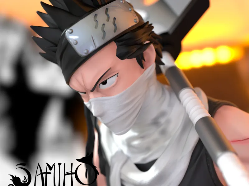 Samiho Studios - Zabuza Bust: STLs ready for printing