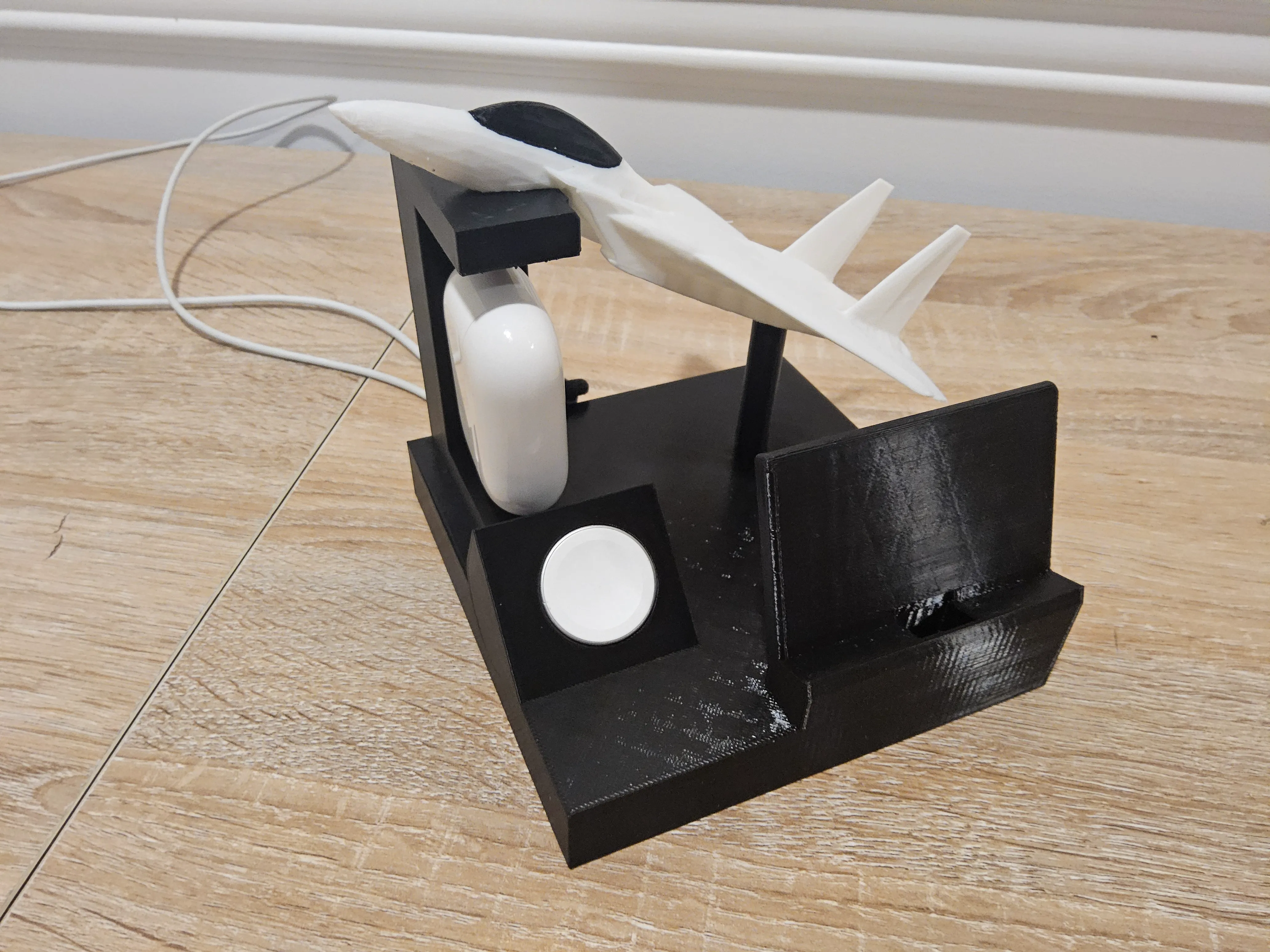 Fighter Jet Charging Dock - Phone, Watch, Earbuds