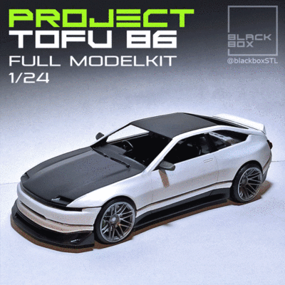 PROJECT TOFU 1/24 FULL MODELKIT 3d model