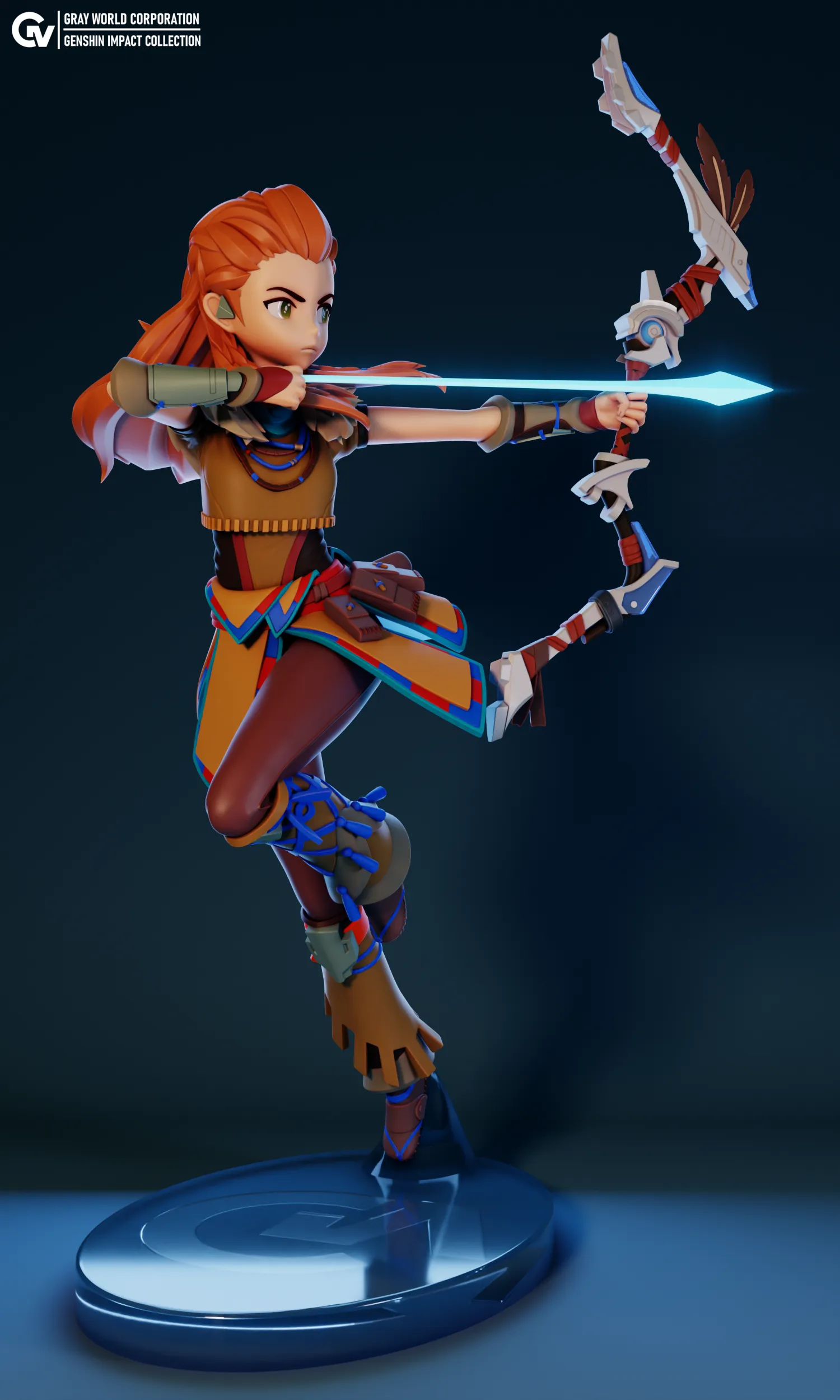 Aloy | Genshin Impact | 3D models download | Creality Cloud