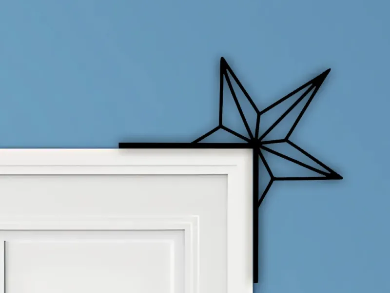 Star Door Corner Decor