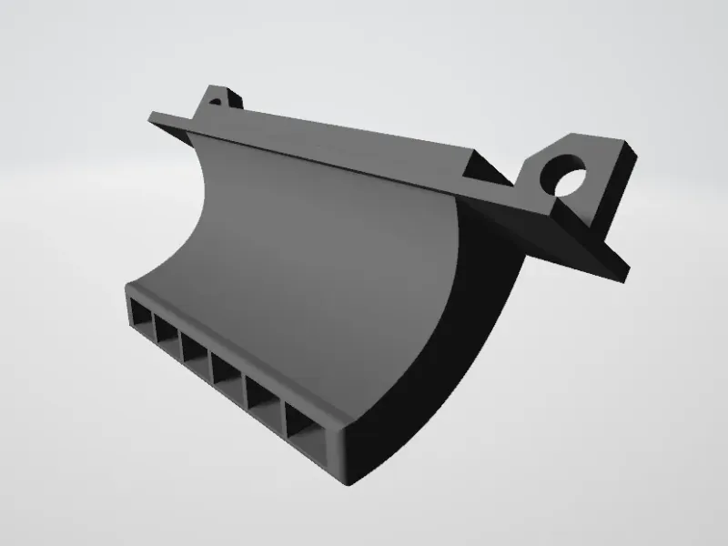 Ender 3 V3SE - the tip of the model's blowout fan.