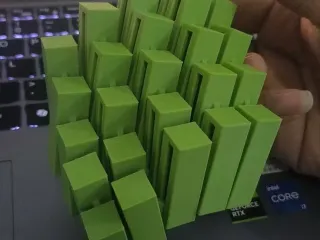 Pixel morph fidget