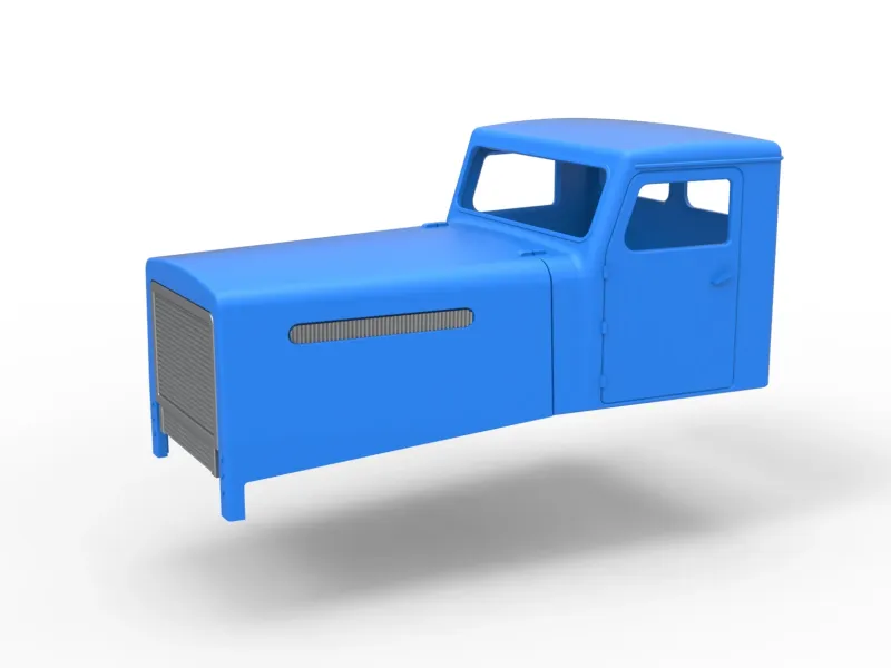 Cab of Vintage GATR Racing Semi truck Scale 1:25