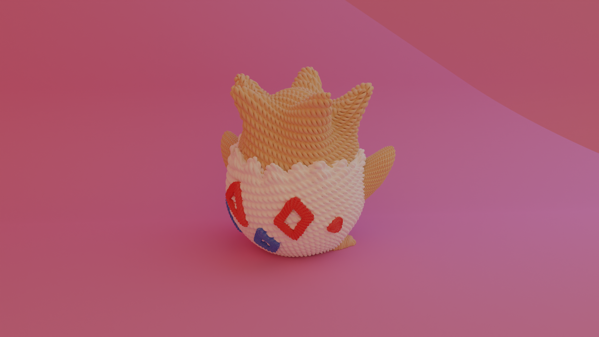 CROCHET KNITTED TOGEPI....! | 3D models download | Creality Cloud