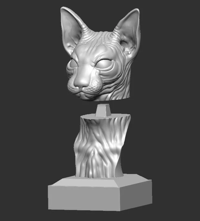 SPHYNX CAT SCULPTED
