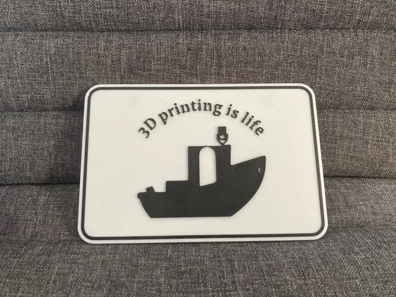 3D-printen is leven (benchy)